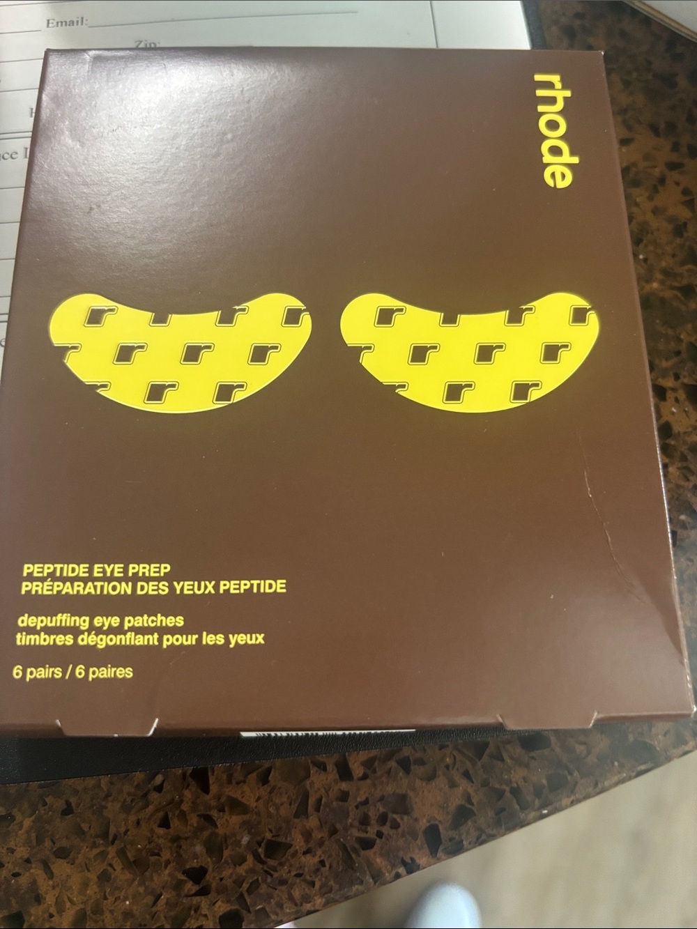 Rhode banana limited edition sold out on site peptide eye prep 6 pairs